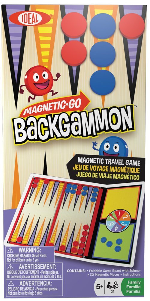 832507tl Ideal Magnetic Go Backgammon Travel Game