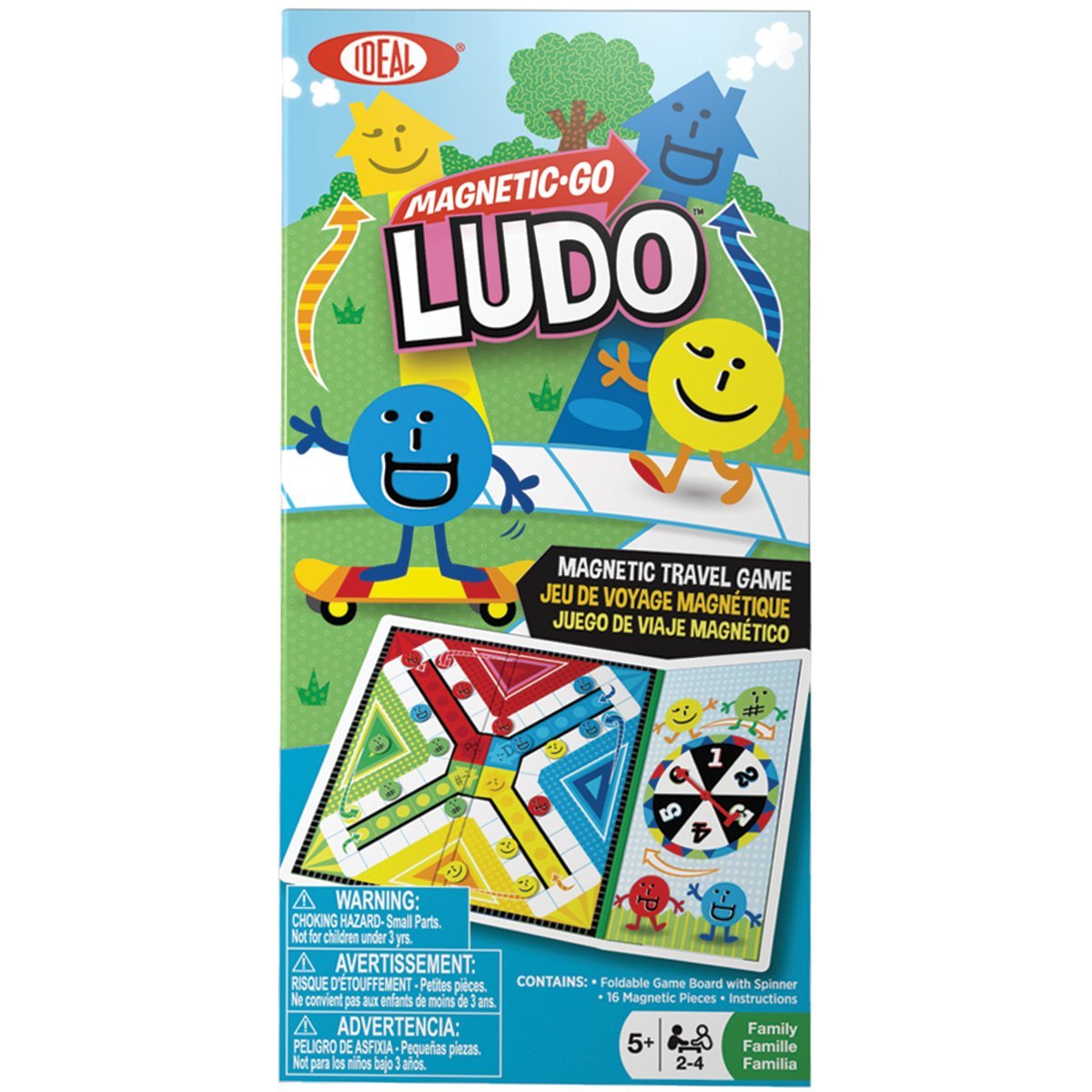 832509tl Ideal Magnetic Go Ludo Travel Game