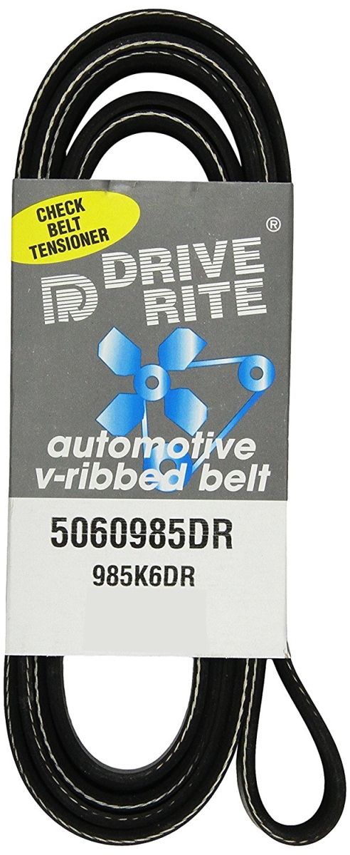 5060985DR V-Ribbed Serpentine Belt for 2007 Ford E-series with AC 6.8L