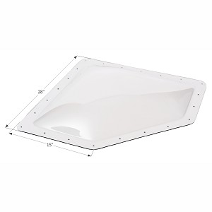 01866 15 x 28 in. - Rv Skylight Nsl2412C, Clear