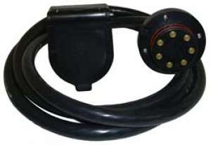 S707 Trailer Cable With Self-closing Plug Holder