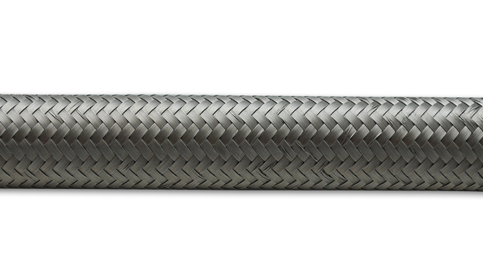 11906 Hose Id 0.34 In. -6 An & 2 Ft. Roll Of Stainless Steel Braided Flex Hose