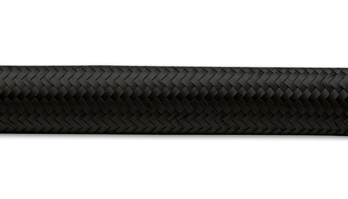 11958 Hose Id 0.44 In. -8 An & 2 Ft. Roll Of Black Nylon Braided Flex Hose
