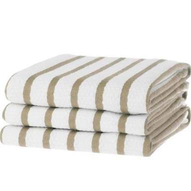 Basketweave Towels Khaki