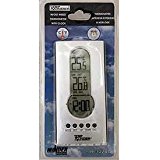M6l-mri122ag Wired Indoor Outdoor Thermometer With Clock