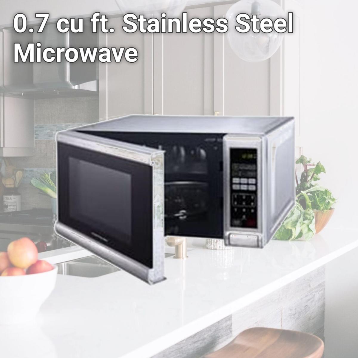 Picture of Natural Quality N6R-RV787S 0.7 cu ft. Stainless Steel Microwave