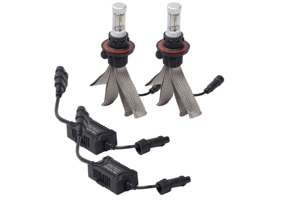 P45-3000h3 Silver Lux Led Kit With Anti-flicker Harness Bulb Type H3 - Pair