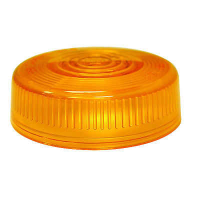 Replacement Round Clearance Side Marker Lens, Amber