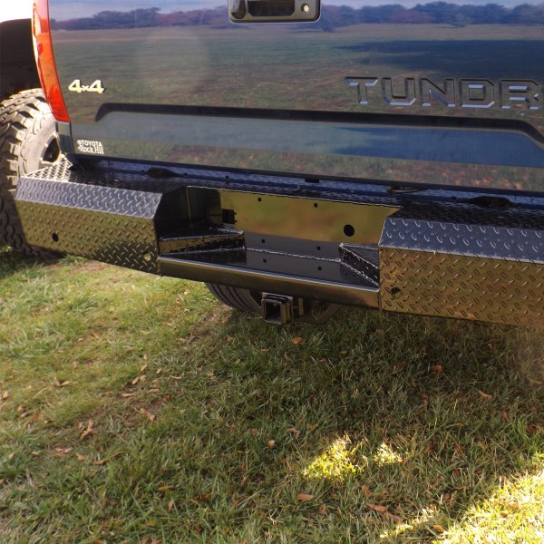 2014 - 2015 Toyota Tundra Rear HD Bumper Black 2014 - 2015 Toyota Tundra Rear HD Bumper Black