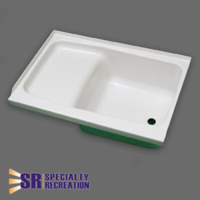 St2440wr 24 X 40 In. Step Tub Right Hand Drain, White
