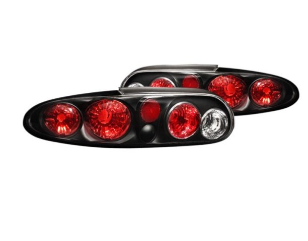 5001191 1993-2002 Chevy Camaro Black & Red Euro Tail Lights