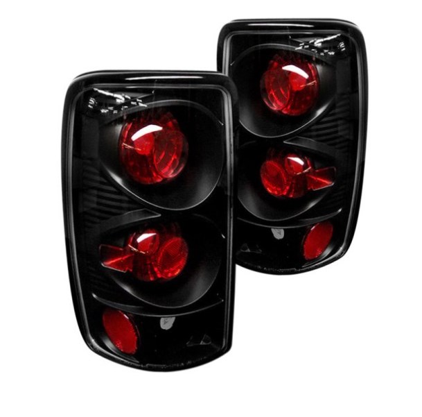 5001498 Chevy Suburban Black & Red Euro Tail Lights