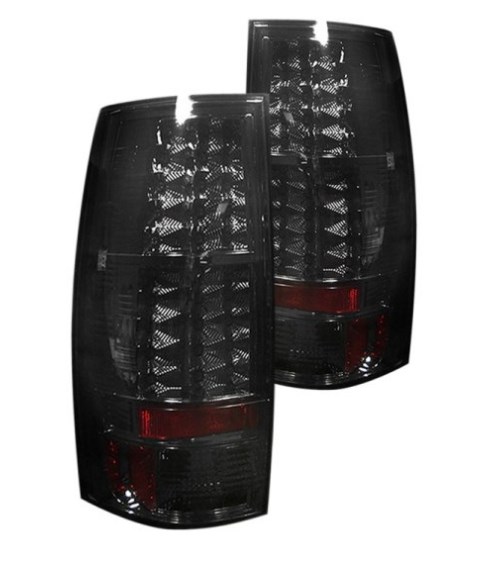 5002174 Chevy Suburban Black & Smoke Led Tail Lights