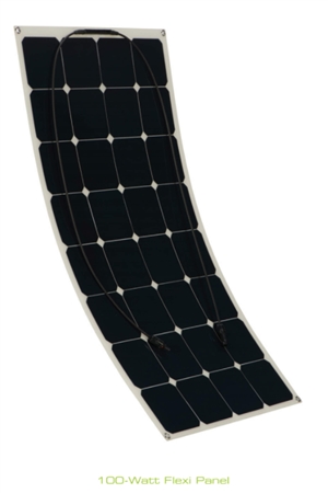 Zs-100f-30a-dx 100w Flexible Deluxe Solar Panel Kit