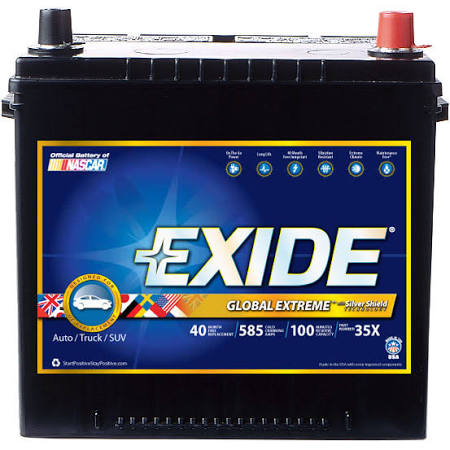 UPC 017724559608 product image for Exide Battery 35X Extreme Premier Global Battery | upcitemdb.com