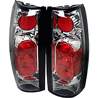 1988-1998 Chevy Ck Series 1500, 2500 & 3500 1988-1998 G2 Euro Style Tail Lights - Chrome