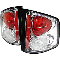 S2z-5001894 1994-2004 Chevy S10 Euro Style Tail Lights - Chrome