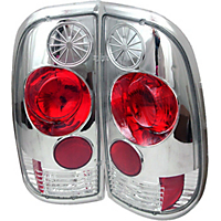 1997-2003 Ford F150 Styleside Euro Style Tail Lights - Chrome