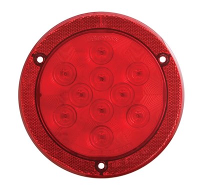 O24-stl43abxp 4 In. Round Sealed Led Lights With Reflex Mounting Flange