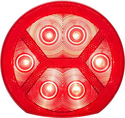 O24-rvstl11p Led Rv Combination Tail Lights, Red - Driver Side