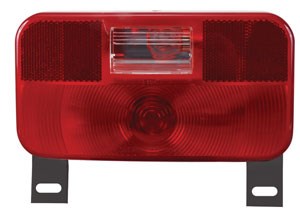 Driver Side Rv Combination Tail Lights With Back-up Lights, Red