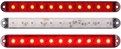 O24-stl69rbp Thinline Sealed Led Stop, Turn & Tail Lights - Red