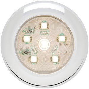 O24-ucl60cbp Led Round Utility Light, 6 Diode