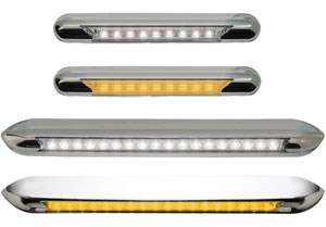 O24-ill71cbawn 16 In. 12v Led Awning Lights For Surface Mount, White