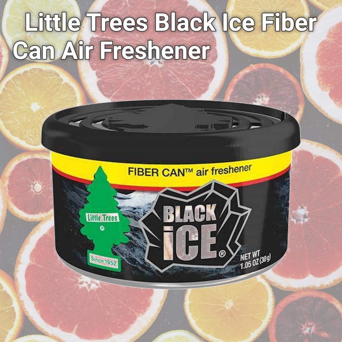 Picture of Car Freshner C15-UFC1785524 Little Trees Black Ice Fiber Can Air Freshener