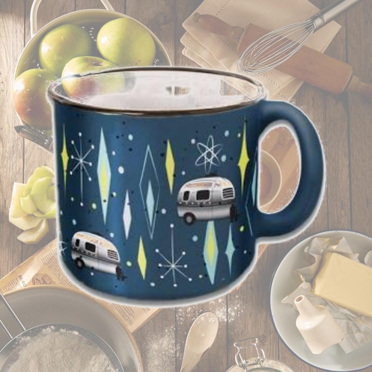 Picture of Camp Casual C4G-CC004VB 15 oz Vintage Blues Travel Mug