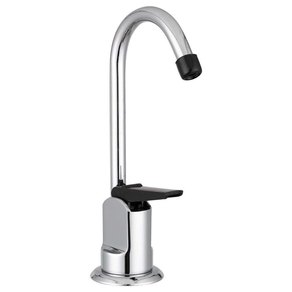 D6u-dfdf350cp Fountain Faucet Charcoal Pol