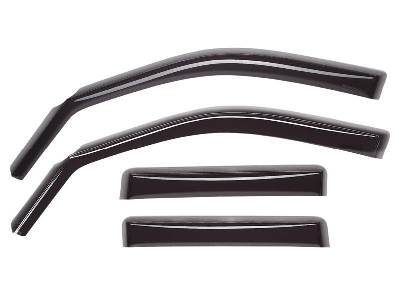 WeatherTech 82721 Front & Rear Side Window Deflector for 2015-2016 Volkswagen Golf - Dark Tint WeatherTech 82721 Front & Rear Side Window Deflector for 2015-2016 Volkswagen Golf - Dark Tint