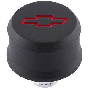 141861 2.5 in. Round Crankcase Breather Cap - Black