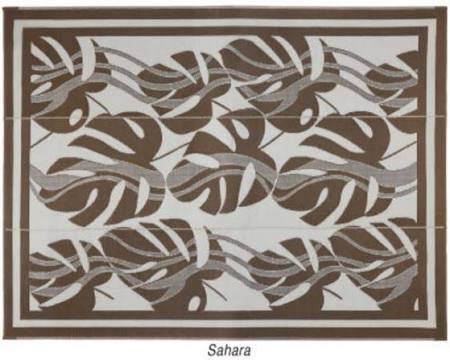 48933 9 X 12 In. Sahara Pattern Design Camping Mat, Brown