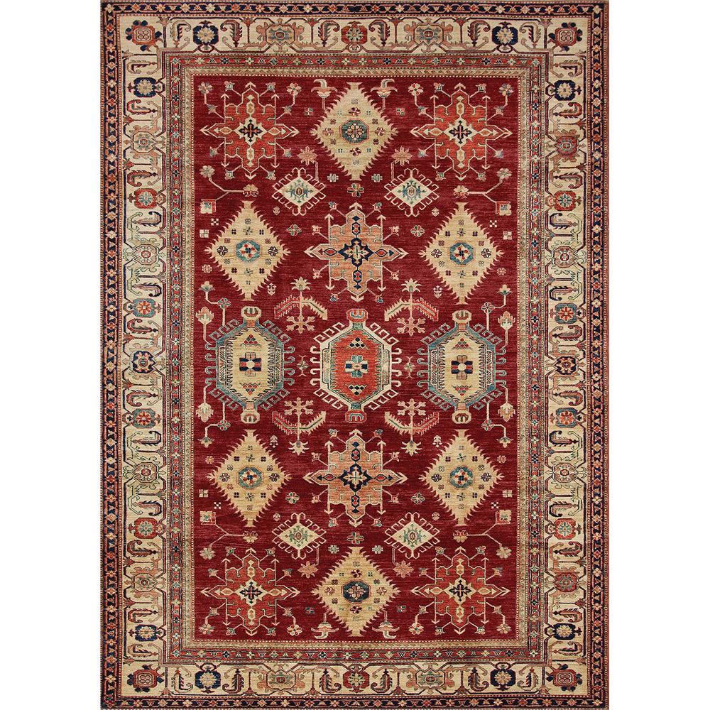 131558 3 X 5 Ft. Washable Noor Ruby Stain Resistant Area Rug