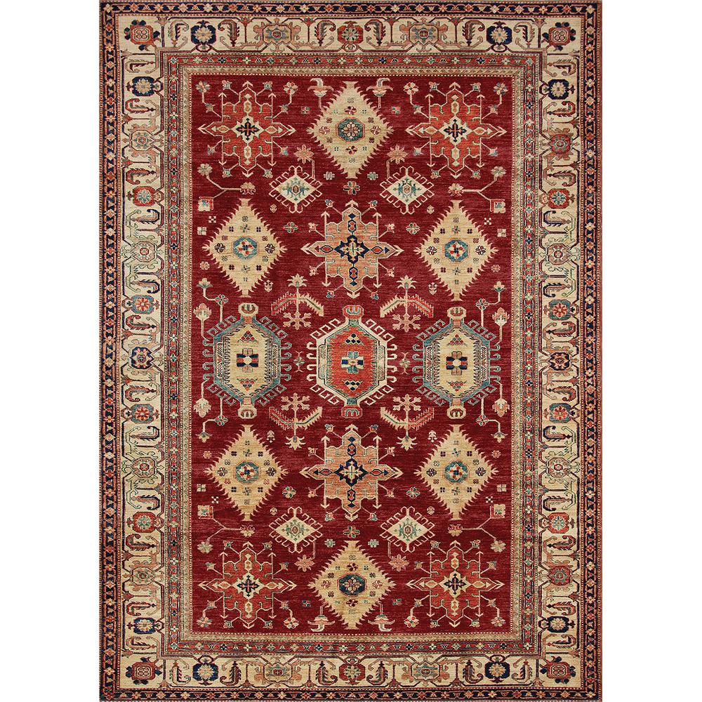 131630 5 X 7 Ft. Washable Noor Ruby Stain Resistant Area Rug