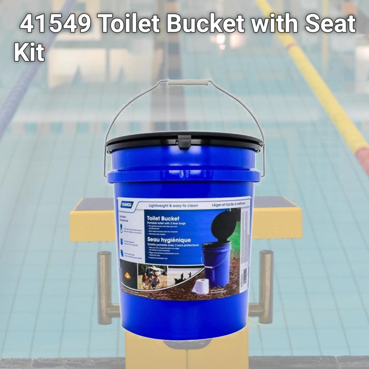 Picture of Camco 41549 Toilet Bucket with Seat Kit