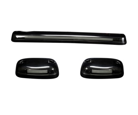 4156whbkhp Smoked Cab Roof Light Lens For 2007-2014 Gmc & Chevy