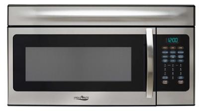 Pat-102356 1.5 Cu. Ft. Stainless Steel High Pointe Microwave Oven - Silver