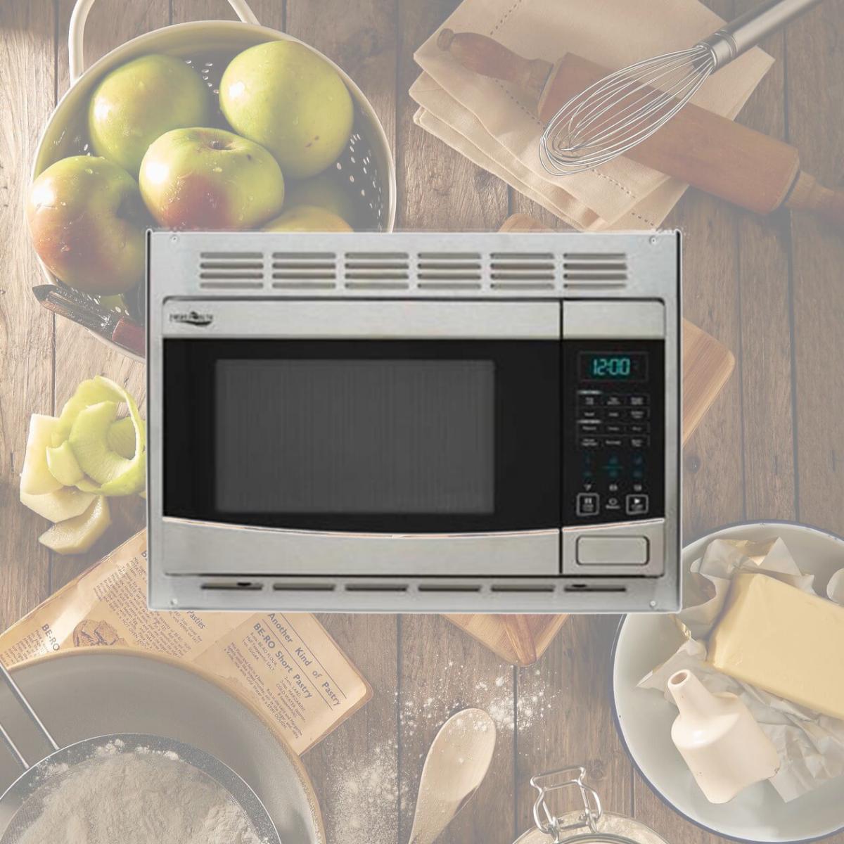 Picture of Patrick Industries PAT-102347 1 cu. ft. Stainless Steel High Pointe Microwave Oven - Silver