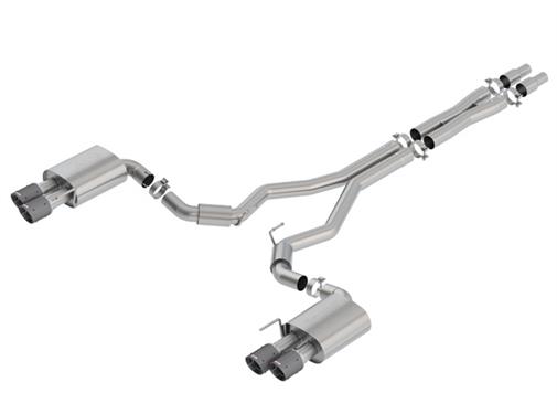 Borla B25-140745CF S-Type Cat Back System for 2018 Ford Mustang Borla B25-140745CF S-Type Cat Back System for 2018 Ford Mustang