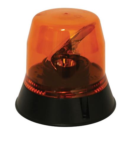 E51-eb7813a Led Rotating Beacon 3 Bolt Warning Light - Amber