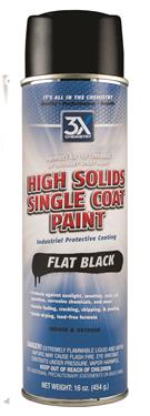 A1w-350 High Solids Paint - Flat Black