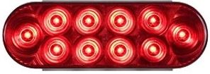 O24-stl72rbp 6 In. Stop, Turn & Tail Light - Red