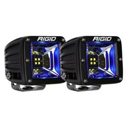 R2g-68201 Radiance Pod Scene Lights, Blue Backlight With Surface Mount - Pack Of 2