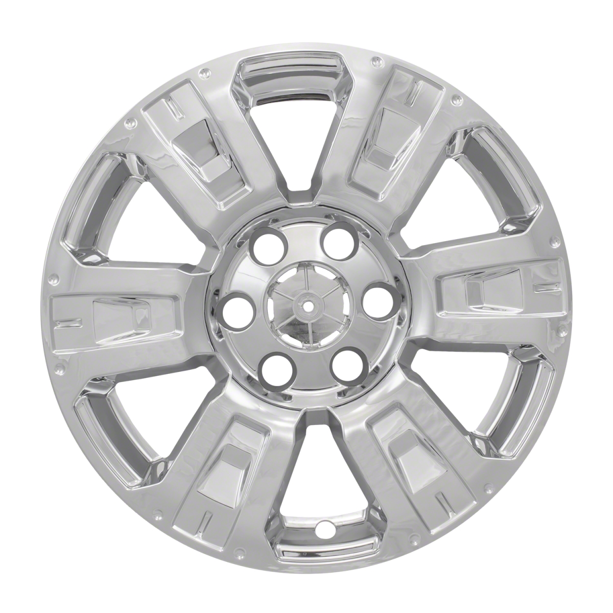 Coast2Coast CCI-IMP403X 18 in. Impostor Chrome Plated 6 Spoke Wheel Cover for 2017-2019 Nissan Titan Coast2Coast CCI-IMP403X 18 in. Impostor Chrome Plated 6 Spoke Wheel Cover for 2017-2019 Nissan Titan