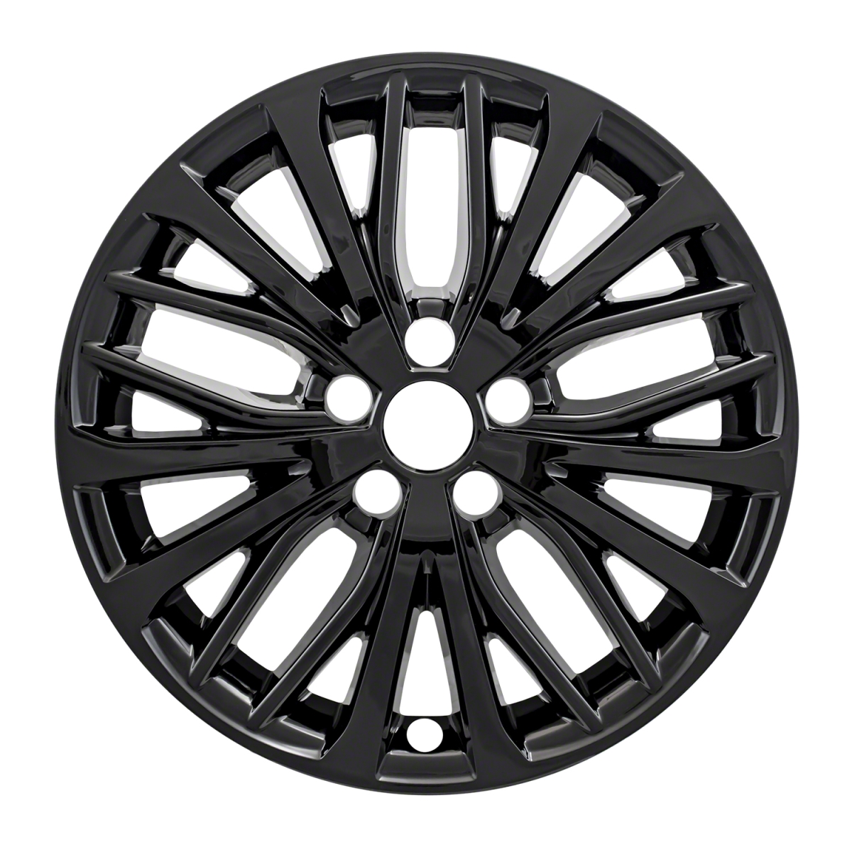 Coast2Coast CCI-IMP428BLK 18 in. Impostor 20 Spoke Chrome Gloss Wheel Cover for 2018-2019 Toyota Camry Black Coast2Coast CCI-IMP428BLK 18 in. Impostor 20 Spoke Chrome Gloss Wheel Cover for 2018-2019 Toyota Camry Black