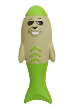 Seal01 Toy Captain Blubber Pet Toy, Green