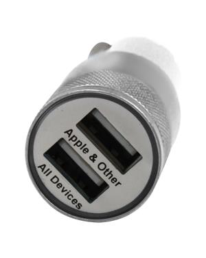 UPC 680988421709 product image for DURALE2170 Dual USB Car Charger, White | upcitemdb.com