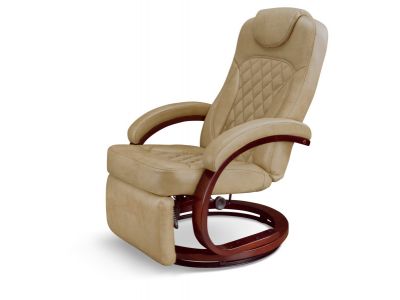 Lippert Components 643643 Euro Rv Recliner Chair - Oxford Tan
